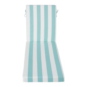 Chaise Lounge Cushion, 80 x 26 x 4 in, Set of 2 Outdoor Lounge Chair Cushions, Waterproof & Fade-Resistant Sun Lounger Cushions with Ties