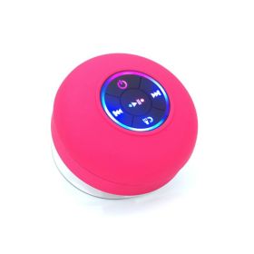 BTS07 Large Suction Cup Waterproof Bluetooth Audio With Light (Option: Red)
