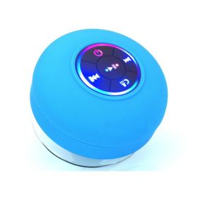 BTS07 Large Suction Cup Waterproof Bluetooth Audio With Light (Option: Blue)